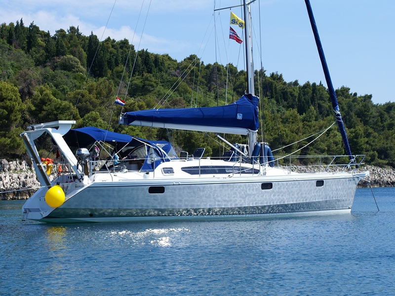 Charteryacht Alubat Ovni 395 Gorgo in Kroatien von Trend Travel Yachting 2